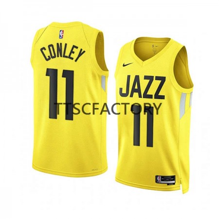 Camiseta Hombre Utah Jazz Mike Conley 11 Nike 2022-23 Icon Edition Amarillo Swingman